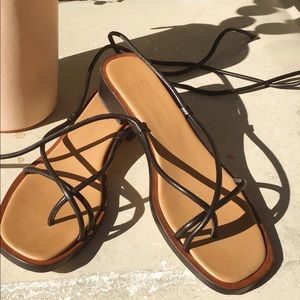 LOQ Black Strap Sandals - SS18 - size 40 EU
